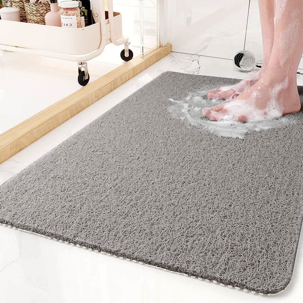 AQUALUXE – Rutschfeste Duschmatte mit Abflusssystem